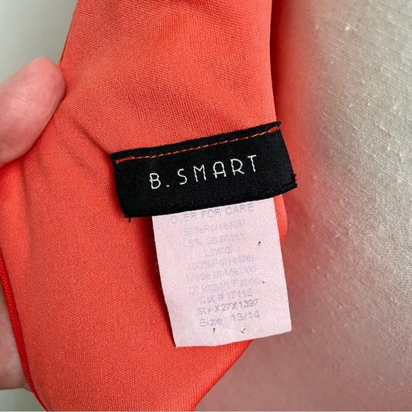 Vintage Y2K B. Smart Satin Ruched Babydoll Bodycon Mini Dress Red Size Medium - Picture 5 of 5